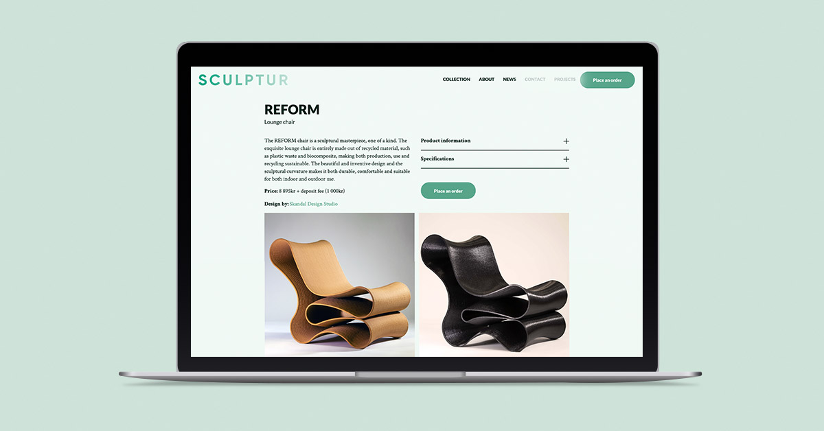 Webbplats för Sculptur