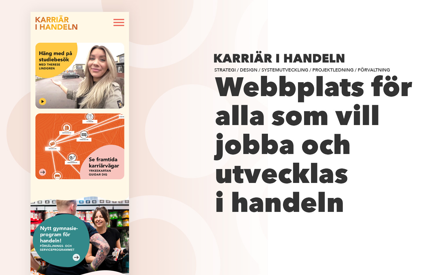 Karriär i handeln